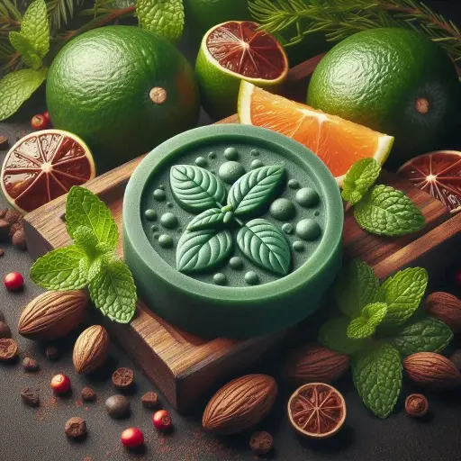 [240604]  Shampoo Sólido de Menta Refrescante Detox